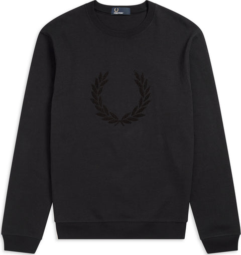 Fred Perry Chandail Textured Laurel Wreath - Homme