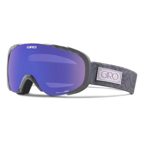 Giro Lunettes de ski Field - Titanium Deco - Lentille Grey Purple Femme