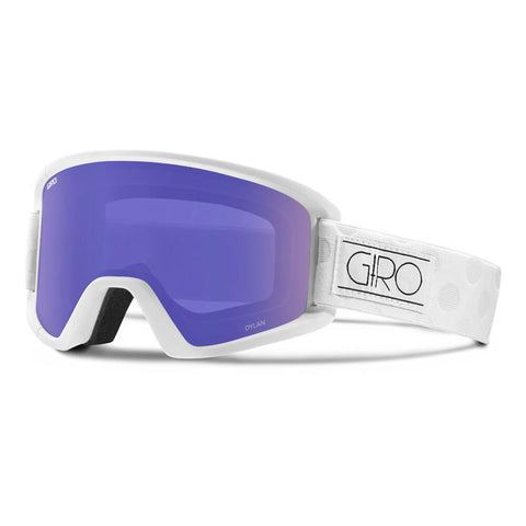 Giro Lunettes de ski Dylan - White Tonal Dots - Lentille Grey Purple Femme