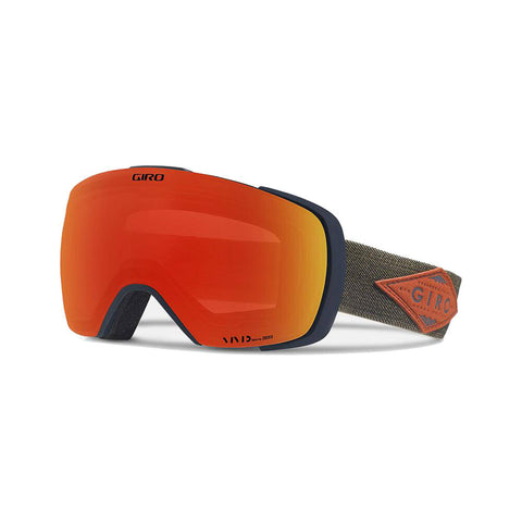 Giro Lunettes de ski Contact Turbulence - Rust Montain Division - Lentille Vivid Ember et Infrared