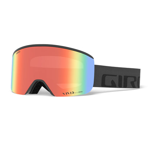 Giro Lunettes de ski AXIS Black Wordmark - Lentille Vivid Ember et Infrared