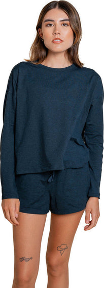 Girlfriend Collective Haut à manches longues Reset - Femme