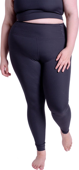 Girlfriend Collective Legging à taille haute RIB - Femme