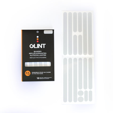 Glint Reflective Ensemble des étiquettes réfléchissant pour Cadre