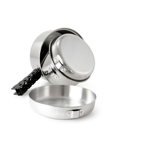 GSI Outdoors Ensemble Glacier Stainless Cookset Petit