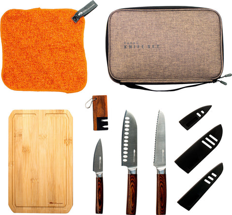 GSI Outdoors Ensemble de couteaux Rakau