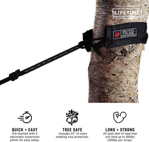 Grand Trunk Kit de suspension pour hamac Tree Slings