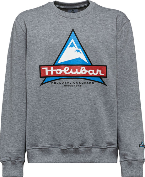 Holubar Chandail à col rond et manches longues avec logo JJ20 - Homme