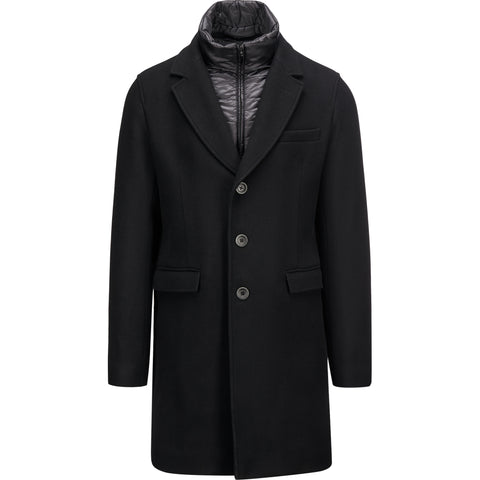 Herno Manteau en laine Diagonal - Homme