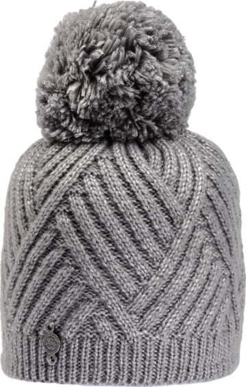 Harricana Bonnet à chevrons avec Ol Pom Ol Pom - Femme