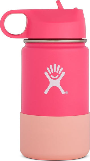 Hydro Flask Bouteille pour enfant à large ouverture et couvercle avec paille intégrée - 12 Onces