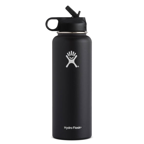 Hydro Flask Bouteille 40 onces wide mouth avec paille