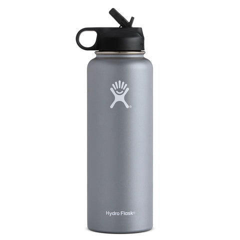 Hydro Flask Bouteille 40 onces wide mouth avec paille