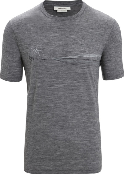 icebreaker T-shirt Tech Lite II Cadence Paths - Homme