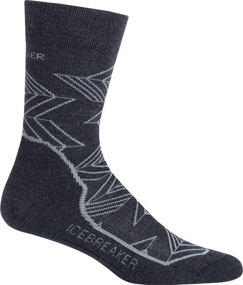 Icebreaker Chaussettes Hike+ Light Crew Intersecting Arrows - Homme