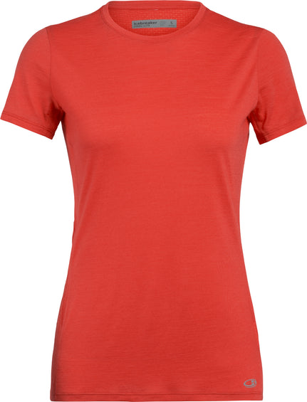Icebreaker Haut ultraléger à manches courtes et col rond Amplify - Femme