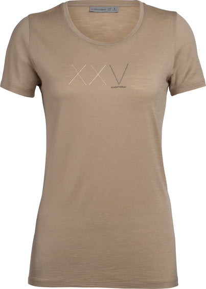 Icebreaker T-shirt à manches courtes Nature Dye Tech Lite Low Crewe Anniversary XXV - Femme