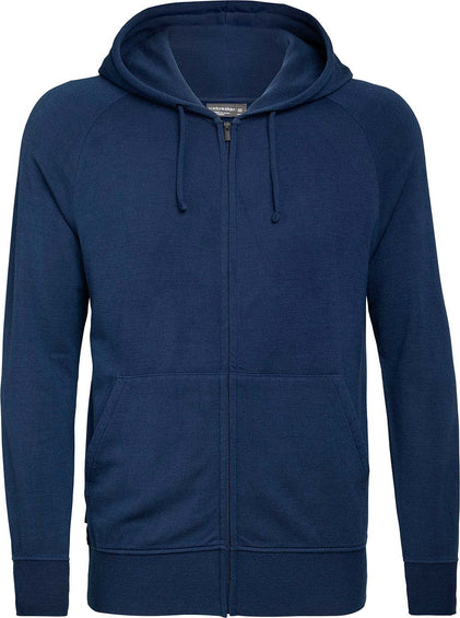 Icebreaker Veste à capuche zippée à manches longues Helliers Nature Dye Merino - Homme