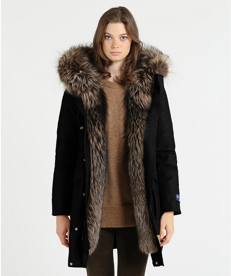 Woolrich John Rich & Bros Parka en duvet Loro Piana Military Femme