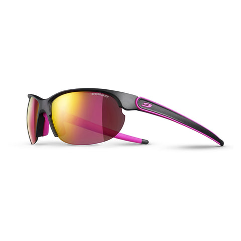 Julbo Lunettes de soleil Breeze - Matt Black-Pink Pink Flash - Lentilles Spectron3CF Pink flash