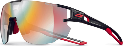 Julbo Aerospeed - Black-Red - Lentille Reactiv Zebra light Fire Yellow-Brown Multilayer red