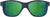 Julbo Lunettes de soleil Turn 2 - Verres Spectron 3 - Unisexe - Dark Blue Mat - Vert Fluo Mat