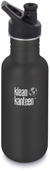 Klean Kanteen Bouteille Classic en acier inoxydable avec couvercle sport - 18 Onces