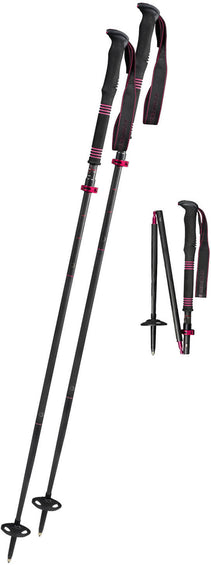 Komperdell Bâtons de ski Vario Compact Carbon Fxp.4 Expedition - Unisexe