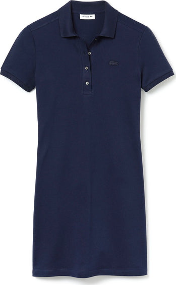 Lacoste Robe polo en piqué de coton stretch - Femme