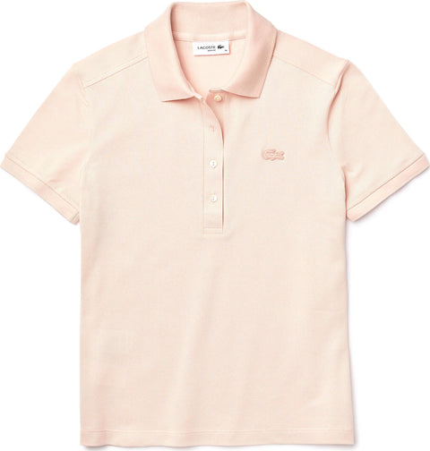 Lacoste Polo de coupe ajustée en piqué de coton extensible - Femme