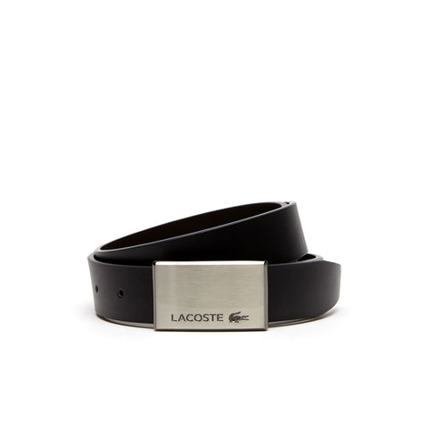 Lacoste Coffret cadeau ceinture réversible en cuir 2 boucles Homme