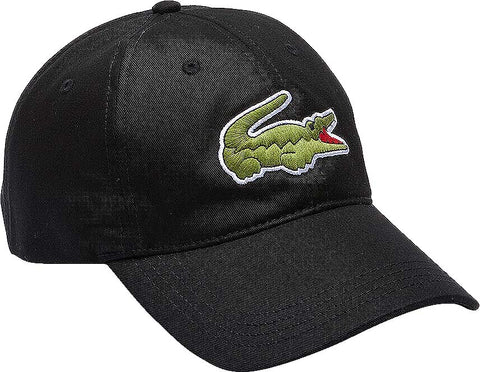 Lacoste Casquette en coton avec lanière contrastée et croco - Homme