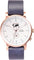 La Maison Inland Montre de 41mm avec ceinture supplémentaire de 20mm The August - Unisexe - Rose Gold - White - Navy Leather