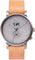 La Maison Inland Montre de 41mm avec ceinture supplémentaire de 20mm The August - Unisexe - Grey - Grey - Natural Leather