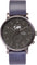 La Maison Inland Montre de 41mm avec ceinture supplémentaire de 20mm The August - Unisexe - Charcoal - Olive grey - Navy Leather
