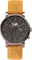 La Maison Inland Montre de 41mm avec bracelet classique supplémentaire de 20mm The August - Unisexe - Charcoal - Olive grey - Mustard Suede