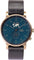 La Maison Inland Montre de 41mm avec ceinture supplémentaire de 20mm The August - Unisexe - Antique Gold - Duck Green - Black Leather