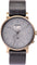 La Maison Inland Montre de 41mm avec ceinture supplémentaire de 20mm The August - Unisexe - Antique Gold - Grey - Black Leather