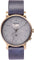 La Maison Inland Montre de 41mm avec ceinture supplémentaire de 20mm The August - Unisexe - Antique Gold - Grey - Navy Leather