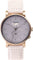 La Maison Inland Montre de 41mm avec bracelet classique supplémentaire de 20mm The August - Unisexe - Antique Gold - Grey - Cream Suede