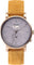 La Maison Inland Montre de 41mm avec bracelet classique supplémentaire de 20mm The August - Unisexe - Antique Gold - Grey - Mustard Suede