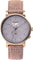 La Maison Inland Montre de 41mm avec bracelet classique supplémentaire de 20mm The August - Unisexe - Antique Gold - Grey - Rustic Grey Leather