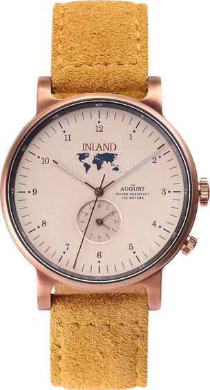 La Maison Inland Montre de 41mm avec bracelet classique supplémentaire de 20mm The August - Unisexe