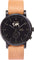 La Maison Inland Montre de 41mm avec ceinture supplémentaire de 20mm The August - Unisexe - Black - Black - Natural Leather