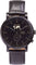 La Maison Inland Montre de 41mm avec bracelet classique supplémentaire de 20mm The August - Unisexe - Black - Black - Black Leather