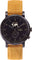 La Maison Inland Montre de 41mm avec bracelet classique supplémentaire de 20mm The August - Unisexe - Black - Black - Mustard Suede