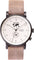 La Maison Inland Montre de 41mm avec ceinture supplémentaire de 20mm The August - Unisexe - Black - Cream - Rustic Grey Leather