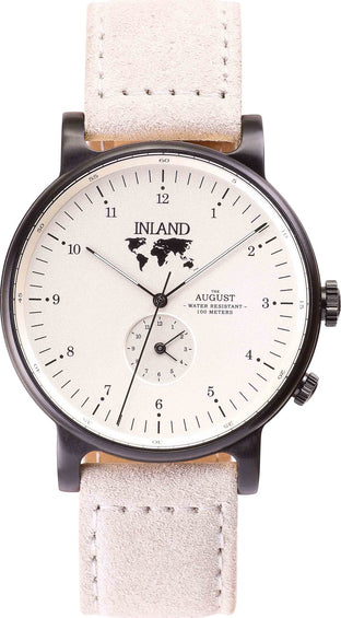 La Maison Inland Montre de 41mm avec bracelet classique supplémentaire de 20mm The August - Unisexe