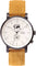 La Maison Inland Montre de 41mm avec bracelet classique supplémentaire de 20mm The August - Unisexe - Black - Cream - Mustard Suede