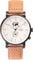 La Maison Inland Montre de 41mm avec bracelet classique supplémentaire de 20mm The August - Unisexe - Black - Cream - Natural Leather